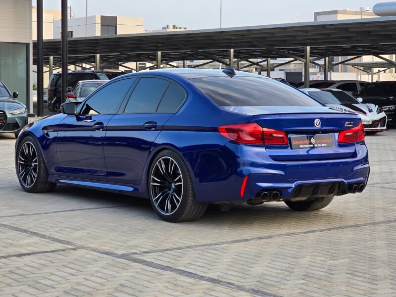 2020 BMW M5 4.4-liter twin-turbo V8 Petrol Engine Blue White Sedan Korean Specs Automatic