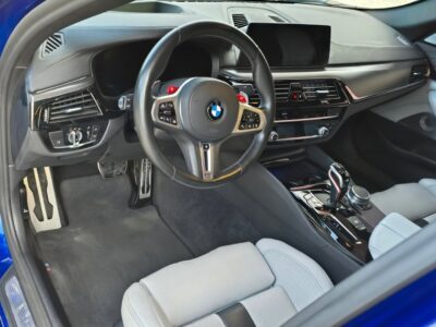 2020 BMW M5 4.4-liter twin-turbo V8 Petrol Engine Blue White Sedan Korean Specs Automatic