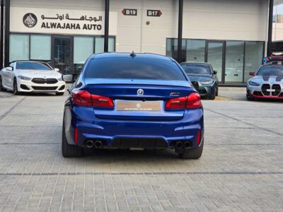 2020 BMW M5 4.4-liter twin-turbo V8 Petrol Engine Blue White Sedan Korean Specs Automatic