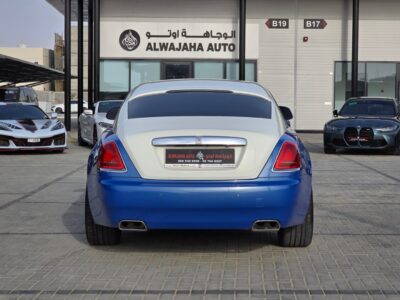 2016 Rolls-Royce Wraith 6.6-liter twin-turbo V12 Petrol Engine Blue Beige Luxury Coupe GCC