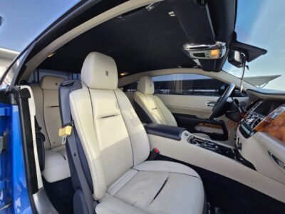 2016 Rolls-Royce Wraith 6.6-liter twin-turbo V12 Petrol Engine Blue Beige Luxury Coupe GCC