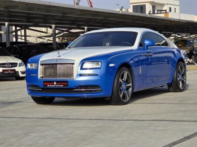 2016 Rolls-Royce Wraith 6.6-liter twin-turbo V12 Petrol Engine Blue Beige Luxury Coupe GCC