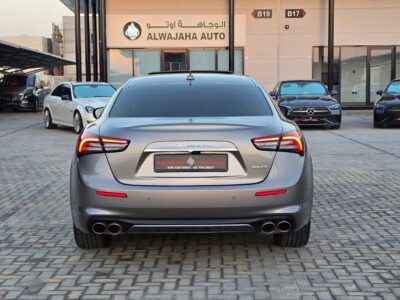 2022 Maserati Ghibli 3.0 Litres Turbo V6 Petrol Engine Grey Tan Sedan GCC Specs Automatic