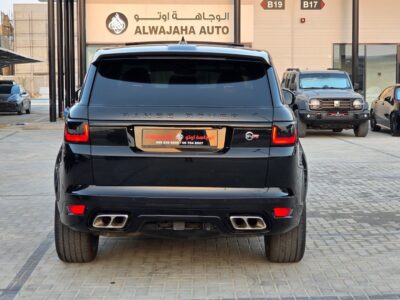 2021 Land Rover Range Rover Sport SVR 5.0-liter Supercharged V8 Petrol Engine Black Tan SUV