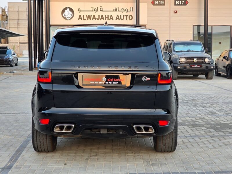 2021 Land Rover Range Rover Sport SVR 5.0-liter Supercharged V8 Petrol Engine Black Tan SUV