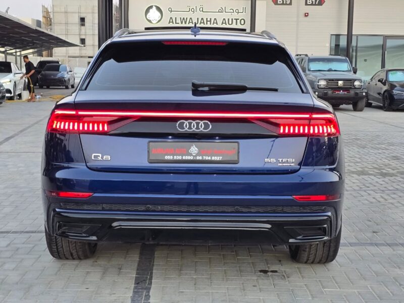2023 Audi Q8 55 TFSI quattro 3.0L V6 Turbocharged Petrol Engine Blue Black SUV Korean Specs