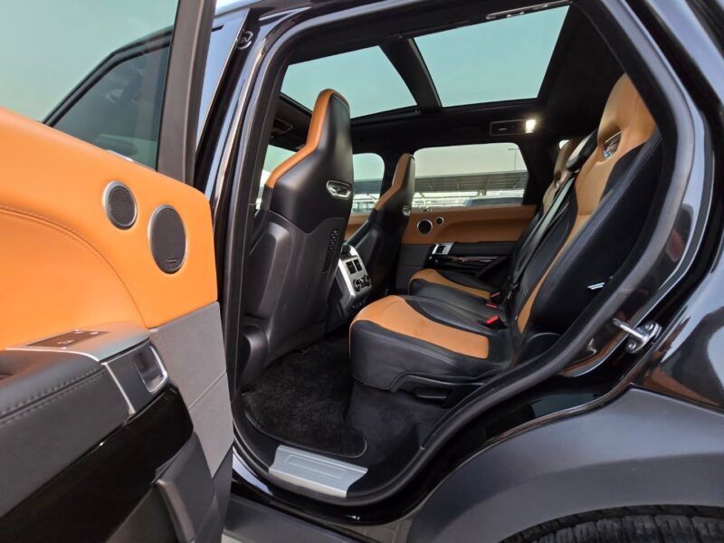 2021 Land Rover Range Rover Sport SVR 5.0-liter Supercharged V8 Petrol Engine Black Tan SUV