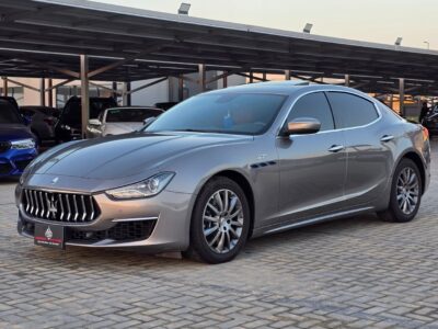 2022 Maserati Ghibli 3.0 Litres Turbo V6 Petrol Engine Grey Tan Sedan GCC Specs Automatic