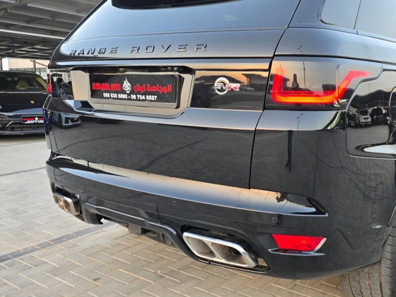 2021 Land Rover Range Rover Sport SVR 5.0-liter Supercharged V8 Petrol Engine Black Tan SUV
