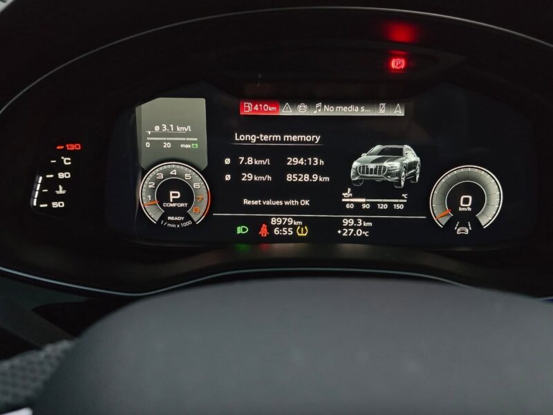 2023 Audi Q8 55 TFSI quattro 3.0L V6 Turbocharged Petrol Engine Blue Black SUV Korean Specs