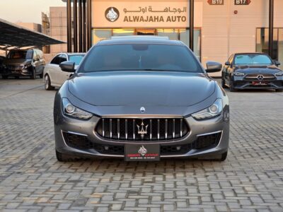 2022 Maserati Ghibli 3.0 Litres Turbo V6 Petrol Engine Grey Tan Sedan GCC Specs Automatic