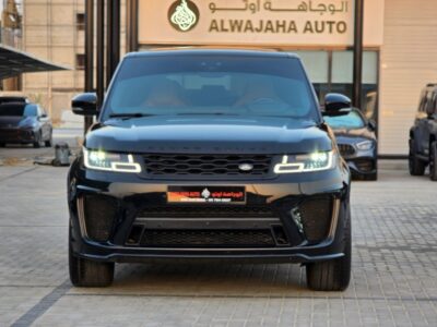 2021 Land Rover Range Rover Sport SVR 5.0-liter Supercharged V8 Petrol Engine Black Tan SUV