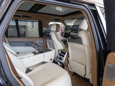 2026 Land Rover Range Rover SV LWB P615 4.4L Twin-Turbo V8 Engine Black Tan SUV GCC