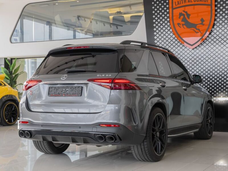 2024 Mercedes-Benz GLE 53 AMG 4Matic 3.0 Litres 6 Cylinders Hybrid Engine Grey Red SUV