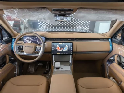 2026 Land Rover Range Rover SV LWB P615 4.4L Twin-Turbo V8 Engine Black Tan SUV GCC