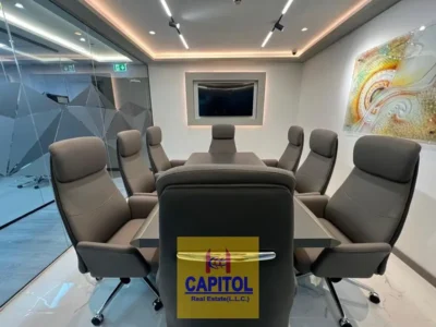 140 sqft Prime Tower Premium Office Space and Coworking Space with Stunning Burj Khalifa