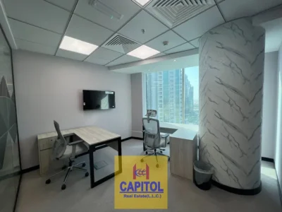 200 sqft Office Space with Ejari New Trade License and Renewal Bank and DED Approved Inspection-Safe