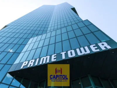 140 sqft Prime Tower Premium Office Space and Coworking Space with Stunning Burj Khalifa