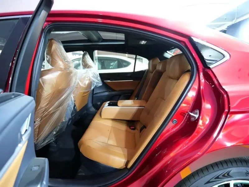 2025 Toyota Camry Lumiere HYBRID 2.5-liter 4-Cylinder Engine Red Tan Sedan GCC Specs Automatic
