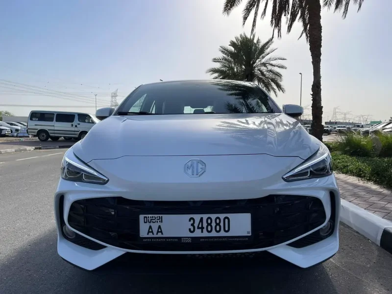 2024 MG MG3 Standard 4 Cylinders Petrol Engine White Grey Hatchback GCC Specs Automatic