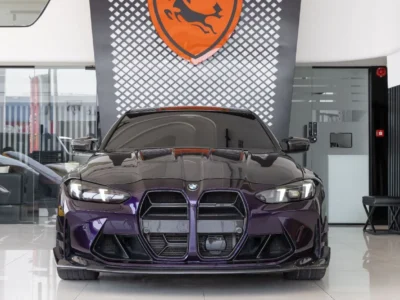 2025 BMW M4 COMPETITION M XDRIVE 3.0L 6 Cylinders Petrol Engine Purple Red Coupe GCC