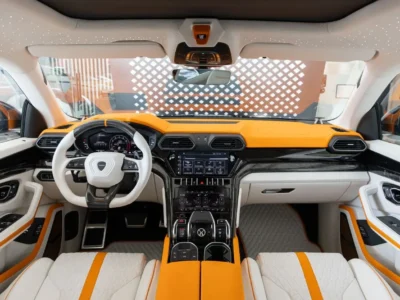 2023 LAMBORGHINI URUS S MANSORY VENATUS S KIT 4.0L Twin-Turbocharged V8 Grey White SUV