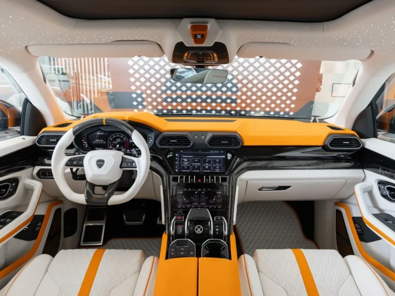 2023 LAMBORGHINI URUS S MANSORY VENATUS S KIT 4.0L Twin-Turbocharged V8 Grey White SUV
