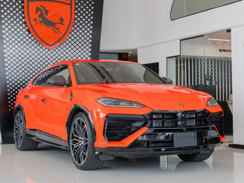 2025 Lamborghini Urus SE 4.0L 8 Cylinders Petrol Engine Orange Black SUV FULL CARBON FIBER