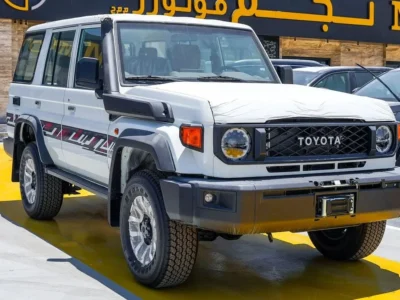 2026 Toyota Land Cruiser 70 HT VXR LC 76 4.0L 6 Cylinders Diesel Engine White Brown SUV