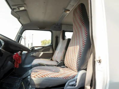 2016 Mitsubishi Canter Double Cabin Cargo Body 4.2L 4 Cylinders Diesel Engine White Grey Truck