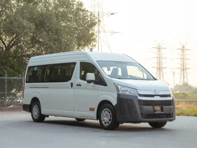 2022 Toyota Hiace GL High Roof 3.5L 6 Cylinders Petrol Engine White Grey Minibus GCC Specs