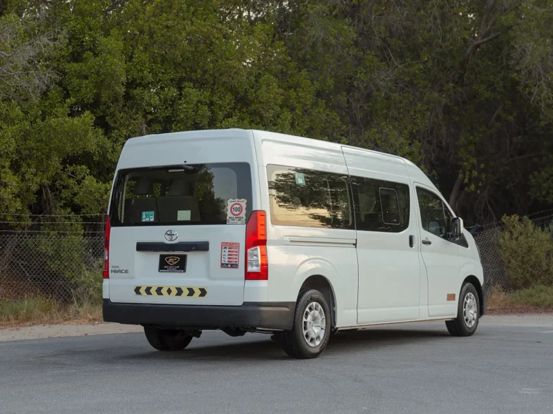 2022 Toyota Hiace GL High Roof 3.5L 6 Cylinders Petrol Engine White Grey Minibus GCC Specs