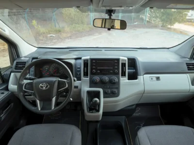 2022 Toyota Hiace GL High Roof 3.5L 6 Cylinders Petrol Engine White Grey Minibus GCC Specs