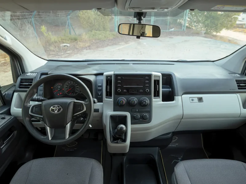 2022 Toyota Hiace GL High Roof 3.5L 6 Cylinders Petrol Engine White Grey Minibus GCC Specs
