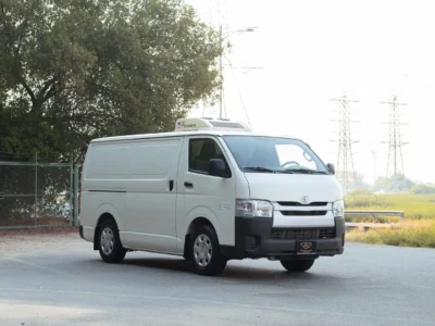 2024 Toyota Hiace GL Standard Roof 2.7L 4 Cylinders Petrol Engine White Grey Chiller Van GCC