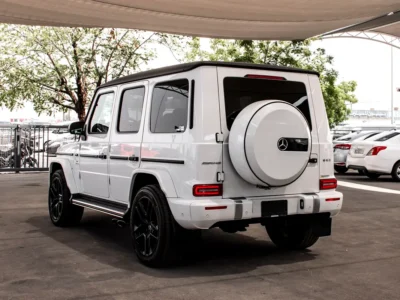 2022 Mercedes-Benz G-Class G 63 AMG 4.0L V8 Biturbo Engine White Black SUV 5A Auction Grade