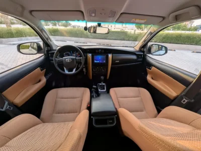 2024 Toyota Fortuner EXR 2.7 Litres 4-Cylinder Petrol Engine White Beige SUV GCC Specs