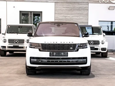 2023 Land Rover Range Rover P530 Autobiography 4.4L Twin-Turbo V8 Engine White Black SUV