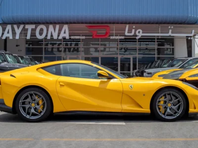 2019 Ferrari 812 Superfast Standard 6.5 Litres V12 Engine Yellow Black Coupe Pristine Condition