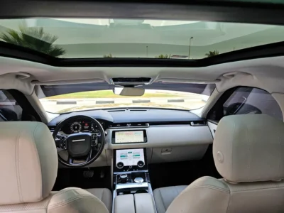 2018 Land Rover Range Rover Velar P250 S 2.0L 4 Cylinders Petrol Engine Silver Beige SUV GCC