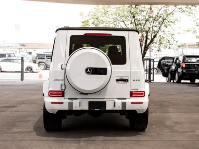 2022 Mercedes-Benz G-Class G 63 AMG 4.0L V8 Biturbo Engine White Black SUV 5A Auction Grade