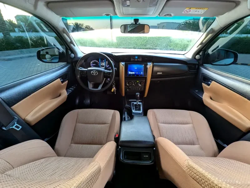 2024 Toyota Fortuner EXR 2.7 Litres 4-Cylinder Petrol Engine White Brown SUV GCC Specs