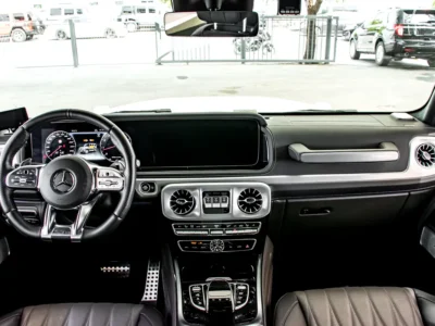 2022 Mercedes-Benz G-Class G 63 AMG 4.0L V8 Biturbo Engine White Black SUV 5A Auction Grade