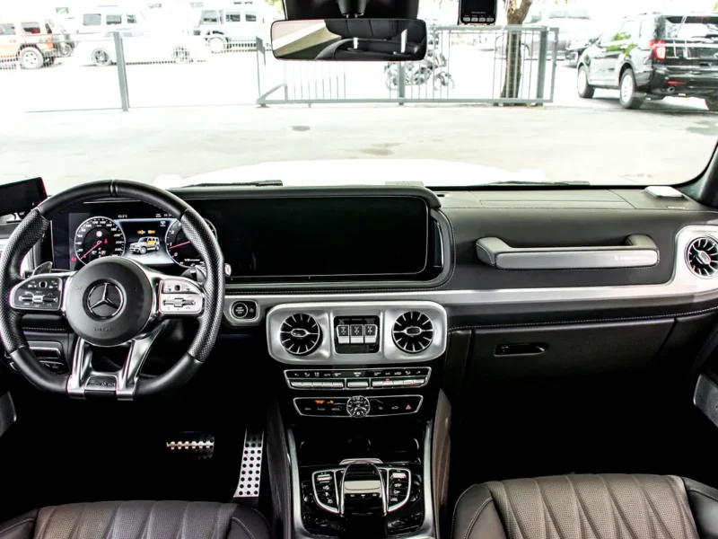 2022 Mercedes-Benz G-Class G 63 AMG 4.0L V8 Biturbo Engine White Black SUV 5A Auction Grade
