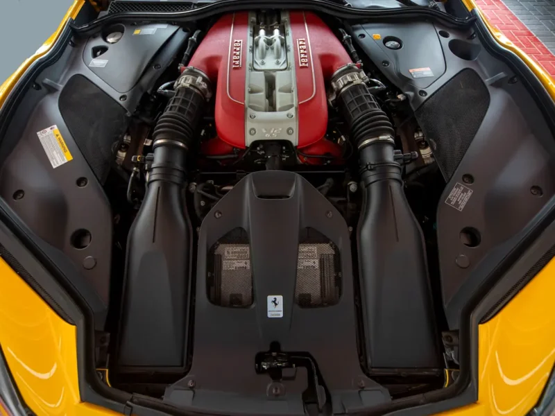 2019 Ferrari 812 Superfast Standard 6.5 Litres V12 Engine Yellow Black Coupe Pristine Condition