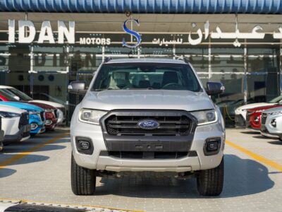 2022 Ford Ranger 2.3-liter EcoBoost Turbocharged 4 Cylinder Engine Silver Beige Pickup Truck