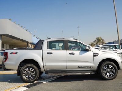 2022 Ford Ranger 2.3-liter EcoBoost Turbocharged 4 Cylinder Engine Silver Beige Pickup Truck