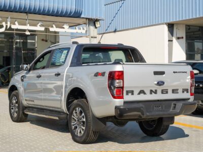 2022 Ford Ranger 2.3-liter EcoBoost Turbocharged 4 Cylinder Engine Silver Beige Pickup Truck