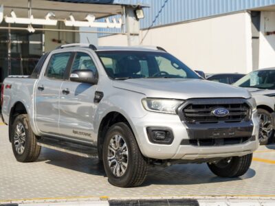 2022 Ford Ranger 2.3-liter EcoBoost Turbocharged 4 Cylinder Engine Silver Beige Pickup Truck