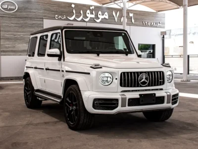 2022 Mercedes-Benz G-Class G 63 AMG 4.0L V8 Biturbo Engine White Black SUV 5A Auction Grade